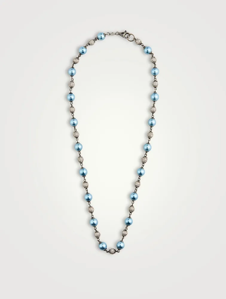 Nialaya x Holt Renfrew Pearl Choker Necklace