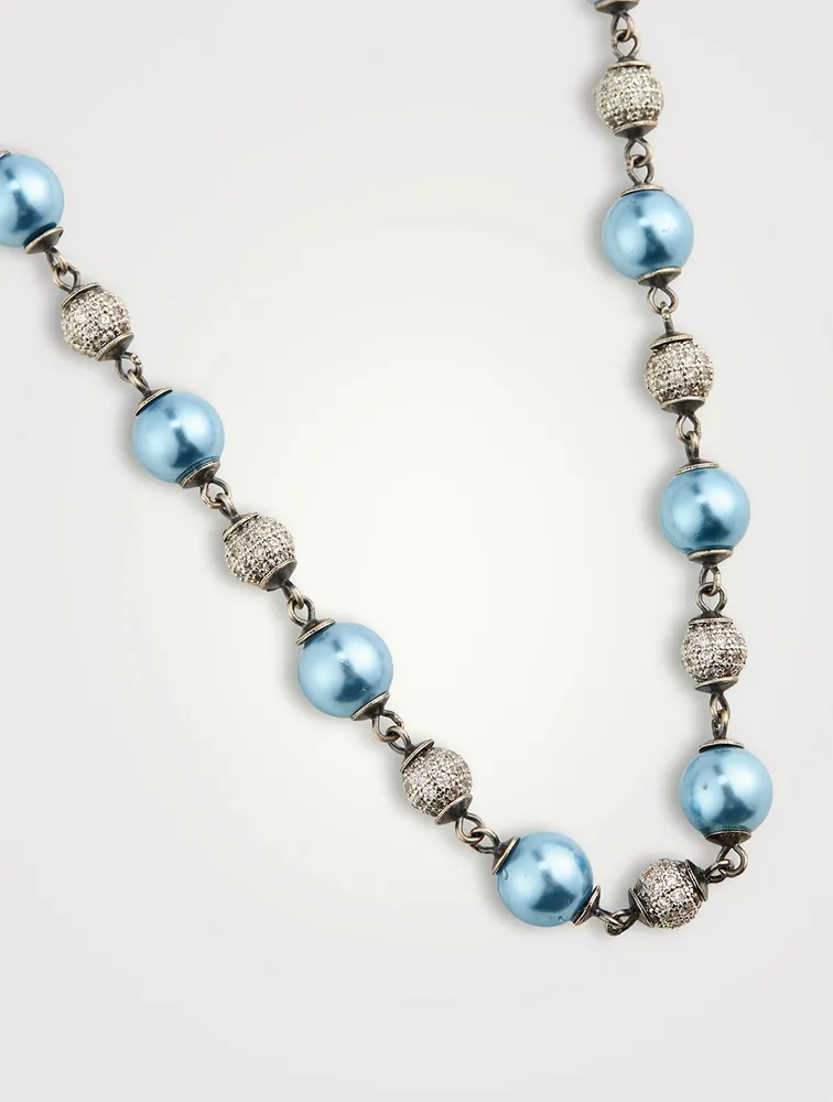 Nialaya x Holt Renfrew Pearl Choker Necklace