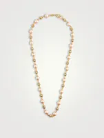 Nialaya x Holt Renfrew Pink Pearl Choker Necklace