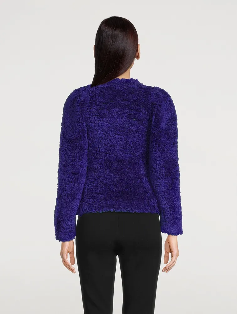 Textured Wool-Blend Sweater