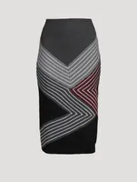 Wool Midi Skirt
