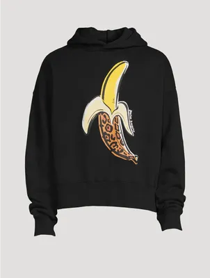 Banana Cotton Printed Hoodie