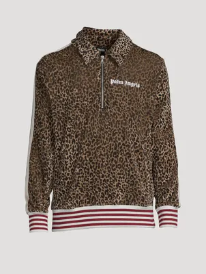 Pullover Track Jacket Animal Print