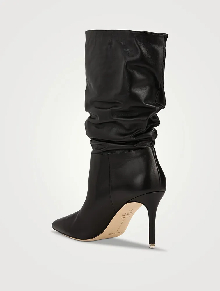 Geni Leather Scrunch Boots