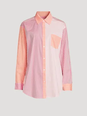 The Oxford Tunic Shirt Stripe Print