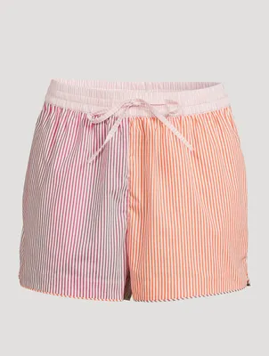 The Charlie Shorts In Stripe Print