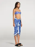 The Pareo In Shibori Print