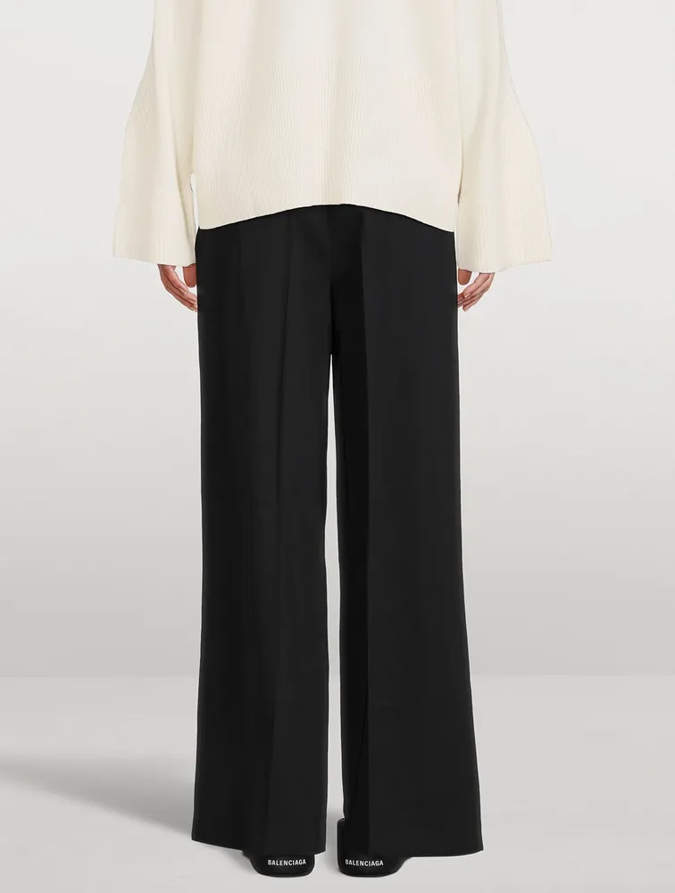 Lehen Pleated Wide-Leg Trousers