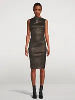 Leather Sleeveless Dress