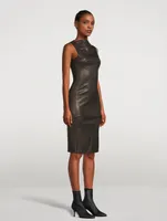 Leather Sleeveless Dress