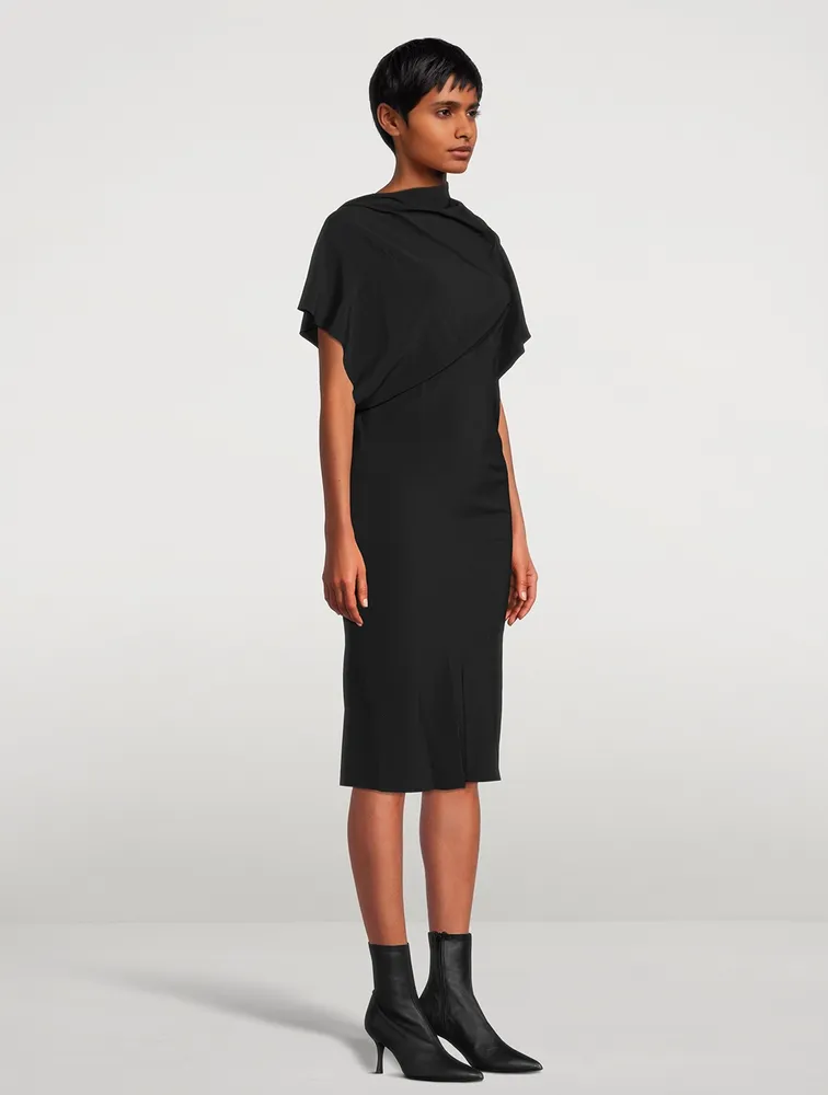 Seb Draped Midi Dress