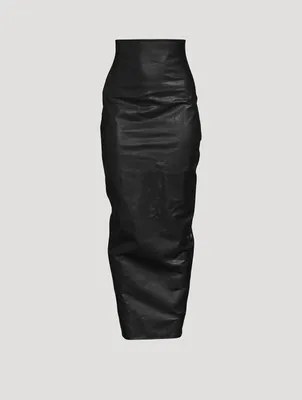 Leather Maxi Skirt