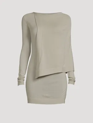 Caped Wool Top