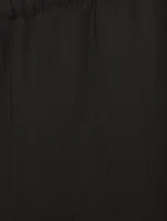Easy Wide-Leg Recycled Georgette Trousers
