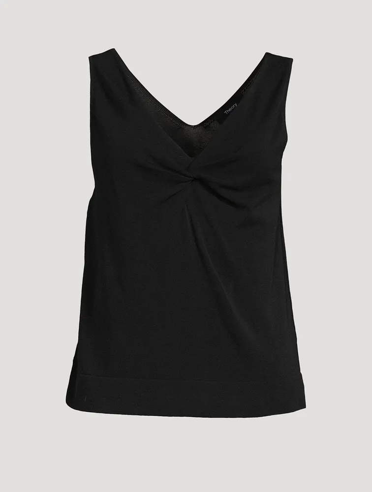 Twist-Front Tank Top