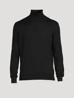 Cashmere And Silk Turtleneck Sweater