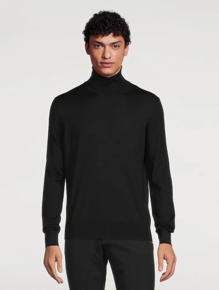 Cashmere And Silk Turtleneck Sweater