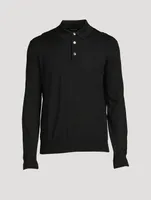 Cashmere And Silk Polo Shirt