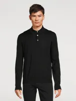 Cashmere And Silk Polo Shirt