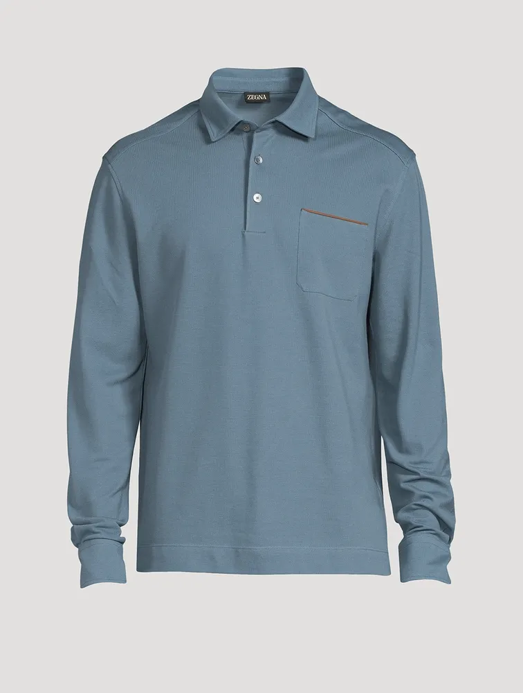 Long-Sleeve Polo Shirt