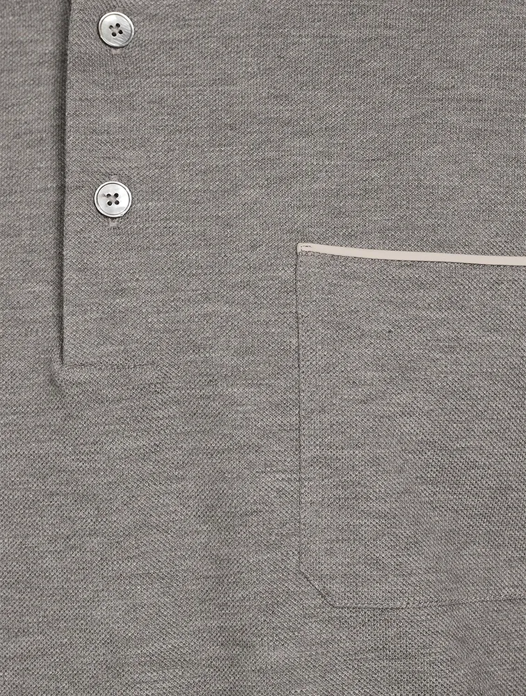 Long-Sleeve Polo Shirt