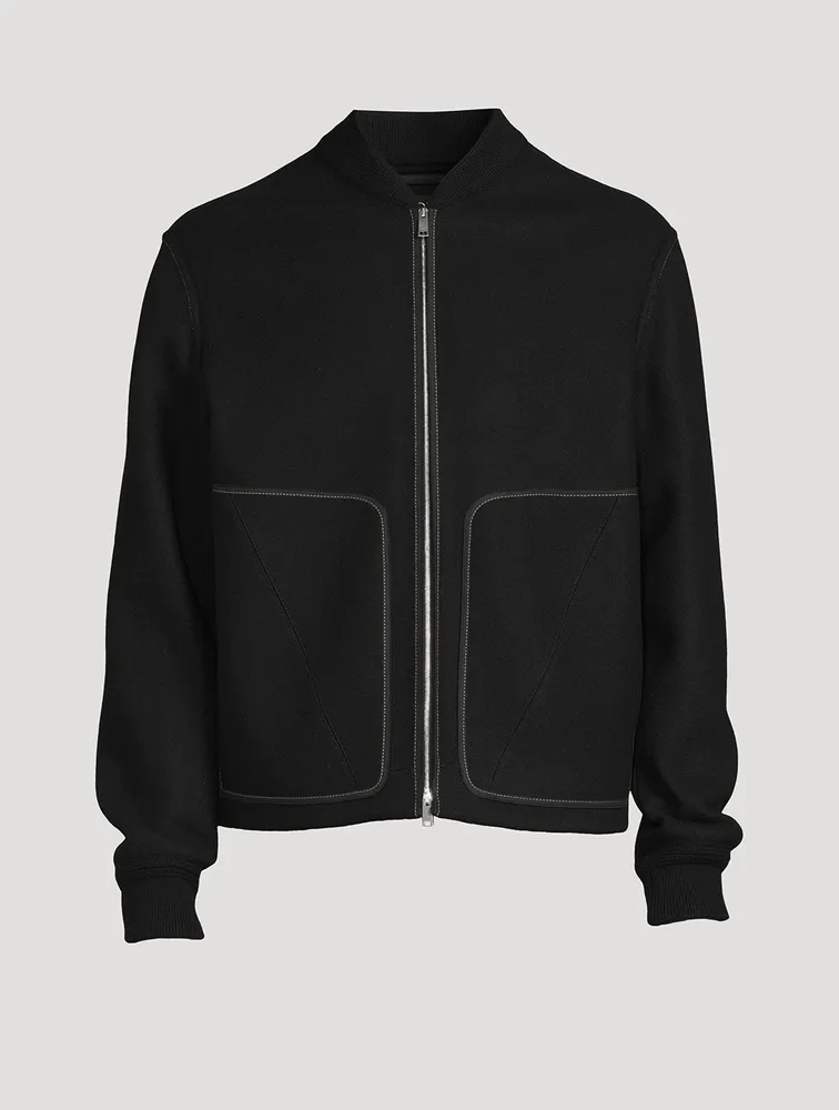 Jersey Wool Cashmere Jacket