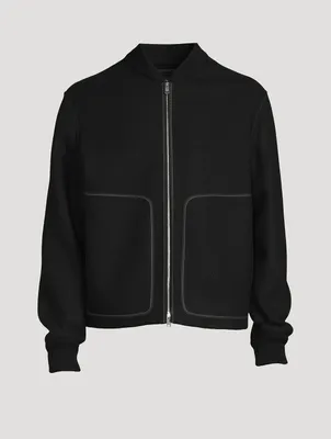 Jersey Wool Cashmere Jacket