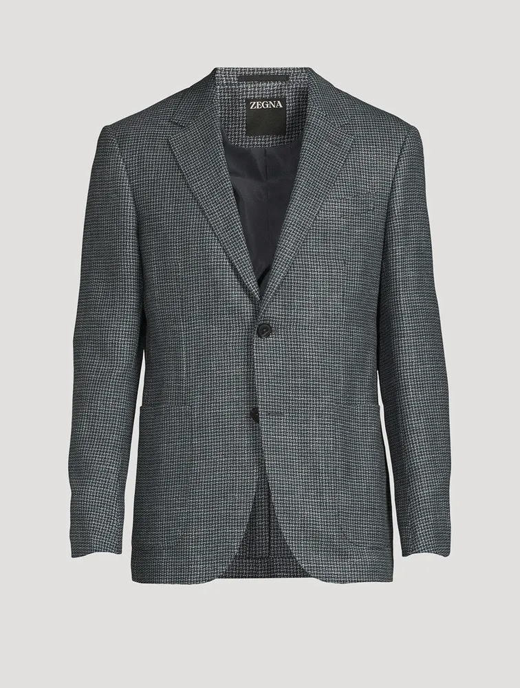 Wool Silk And Linen Jacket