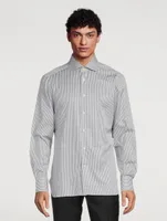 Cotton Shirt Striped Print