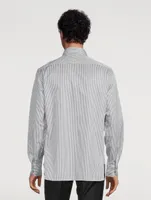 Cotton Shirt Striped Print