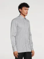 Cotton Shirt Striped Print