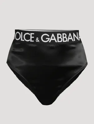 Logo-Band Satin Brief