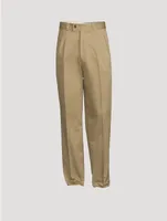 Cotton Gabardine Pants