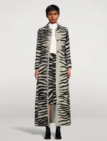 Shea Midi Skirt Zebra Print