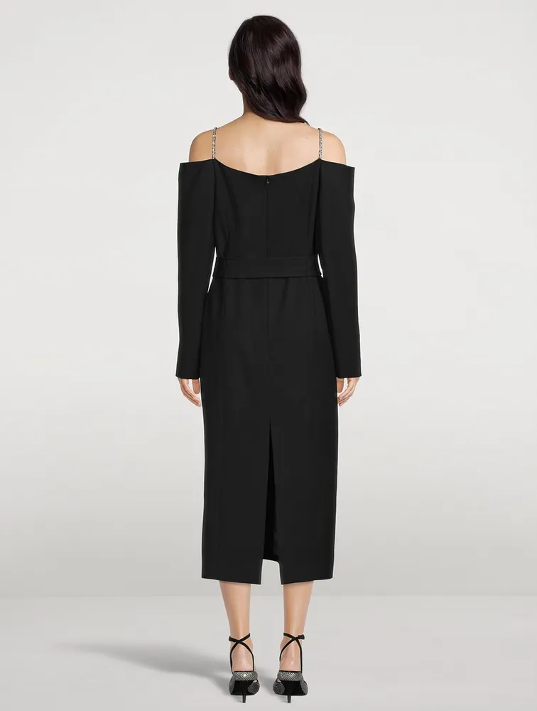 Marli Cut-Out Midi Dress