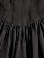 Gianna Puff-Sleeve Corset Mini Dress