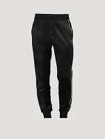 Monogram Rucker Velour Jogger Pants