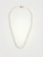 South Sea Pearl Necklace With 18K Rose Gold Diamond Clasp