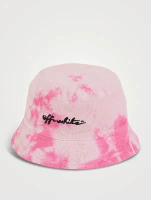 Velvet Tie-Dye Bucket Hat