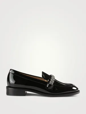 Palmer Embellished Patent Leather Loafers
