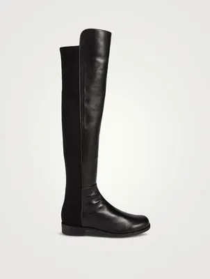 5050 Leather Over-The-Knee Boots