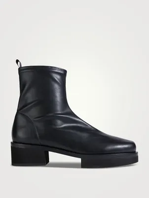 Le Remi Vegan Leather Ankle Boots