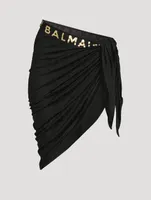 Sarong In Logo Print