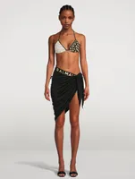 Sarong In Logo Print