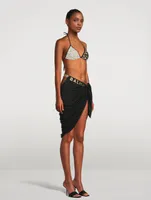 Sarong In Logo Print
