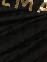 Sarong In Logo Print