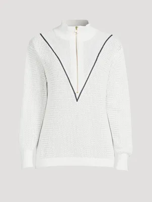 Calva Half-Zip Sweater