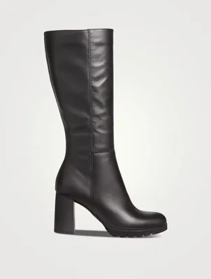 Miles Leather Knee-High Boots