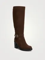 Paul Suede Knee-High Boots