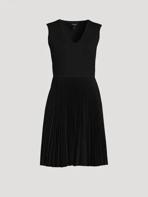 Sleeveless Flannel Mini Dress